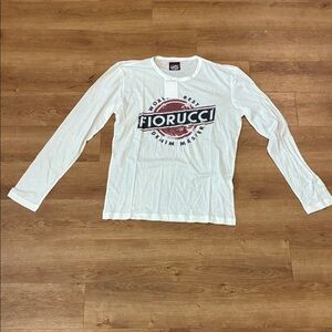 Fiorucci Cream Long Sleeve‎ Men's Tee